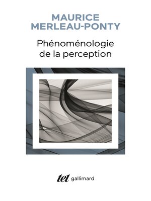 cover image of Phénoménologie de la perception